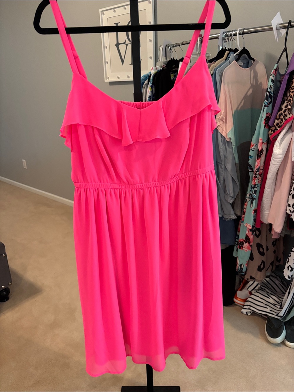 Torrid Hot Pink Dress